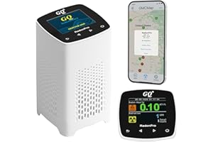 GQ Radon Detector Radon Pro 2-in-1 Radon Monitor Nuclear Radiation Detector Geiger Counter simultaneously Detection Fast Accu