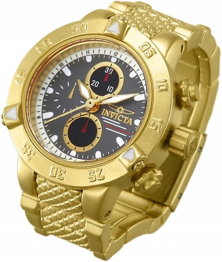 MINIATURE DESK CLOCK GUN GLD DL QTZ GLD Watches