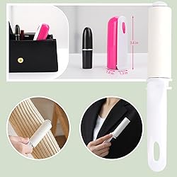 Travel Lint Roller with Cover Mini Refillable Lint