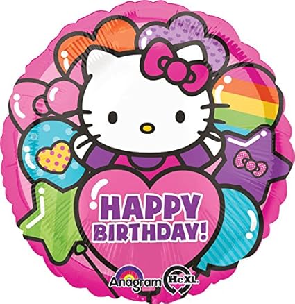 Amazon Com Anagram International 2944301 0 Hello Kitty Rainbow