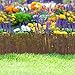 Master Garden Products RWB-12 Rolled Willow Border Fence, 1 by 14-Feet