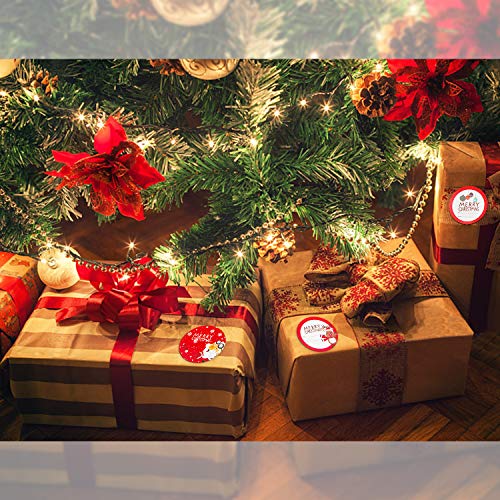 image for HongyiTime 144-Count Christmas Gift Tags Sticker，36 Jumbo Designs - 