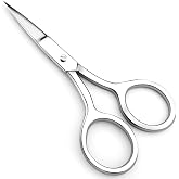 Utopia Care Eyebrow Scissors For Women- 6.6inch Nose Hair Scissors For Men | Stainless Steel Eyebrow Trimmer Scissors, For Grooming Mustache, Beard, Eyelashes, Ear Hair Trimming