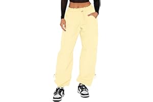 DISCIPBUSH Cargo Pants Women Baggy - Parachute Pants for Women, Rave Pants Y2K Pants, Festival Outfits for Women