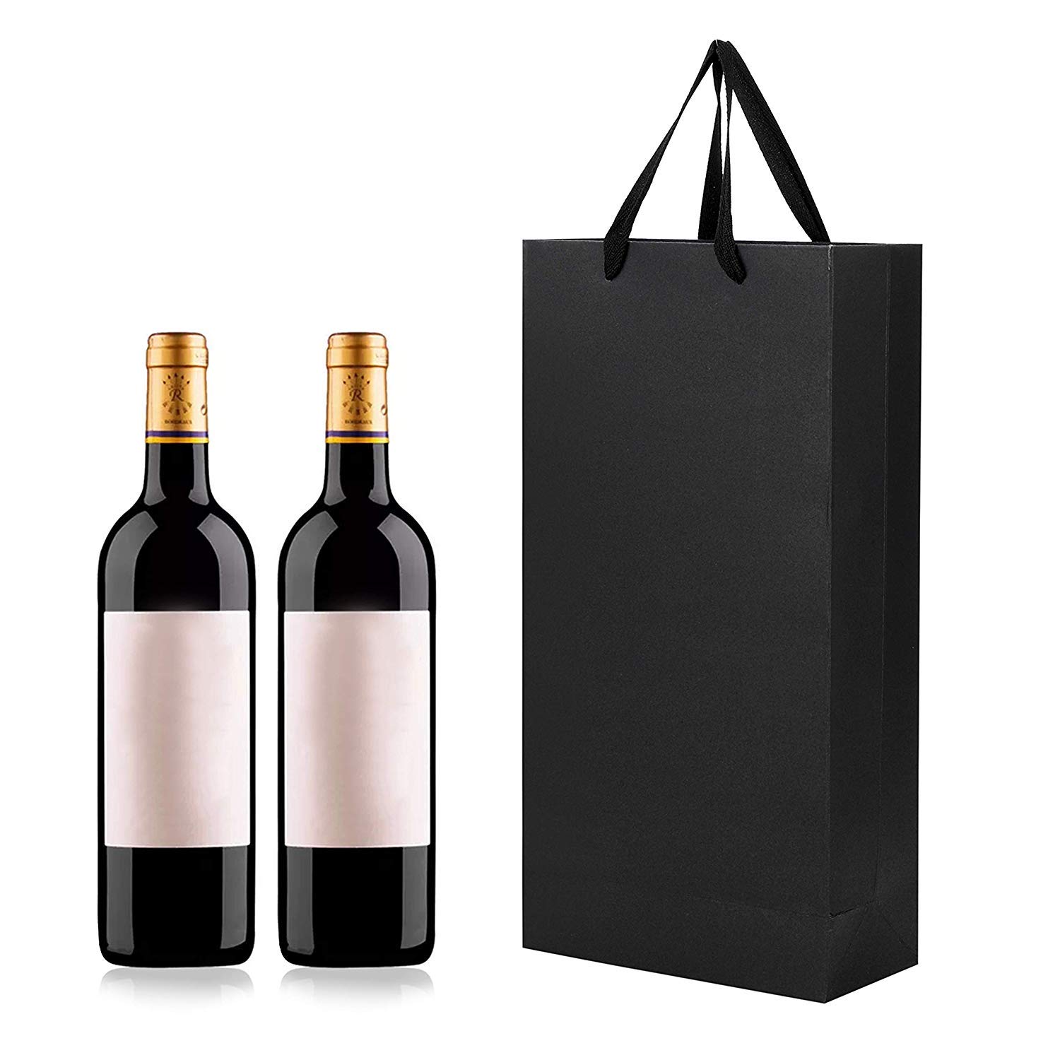 two bottle wine gift bag