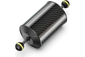STARBEA Seafrogs Carbon Fiber Underwater Float Arm, Dual Ball Lightweight Buoyancy Arm for Diving Tray, Video Light, and Strobe - Compatible with Underwater Photography and Videography Accessories(GA-10)