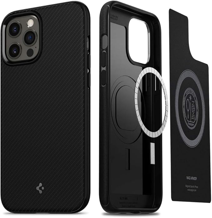 Spigen Mag Armor case compatible with iPhone 12 2020 compatible with iPhone 12 Pro 2020 Matte