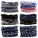 LOTUYACY Headwear Versatile Lightweight Sports & Casual Wide Headbands for Men and Women, Workout,Yoga Multi Function,Constructed with High Performance Moisture Wicking Microfiber (I10)