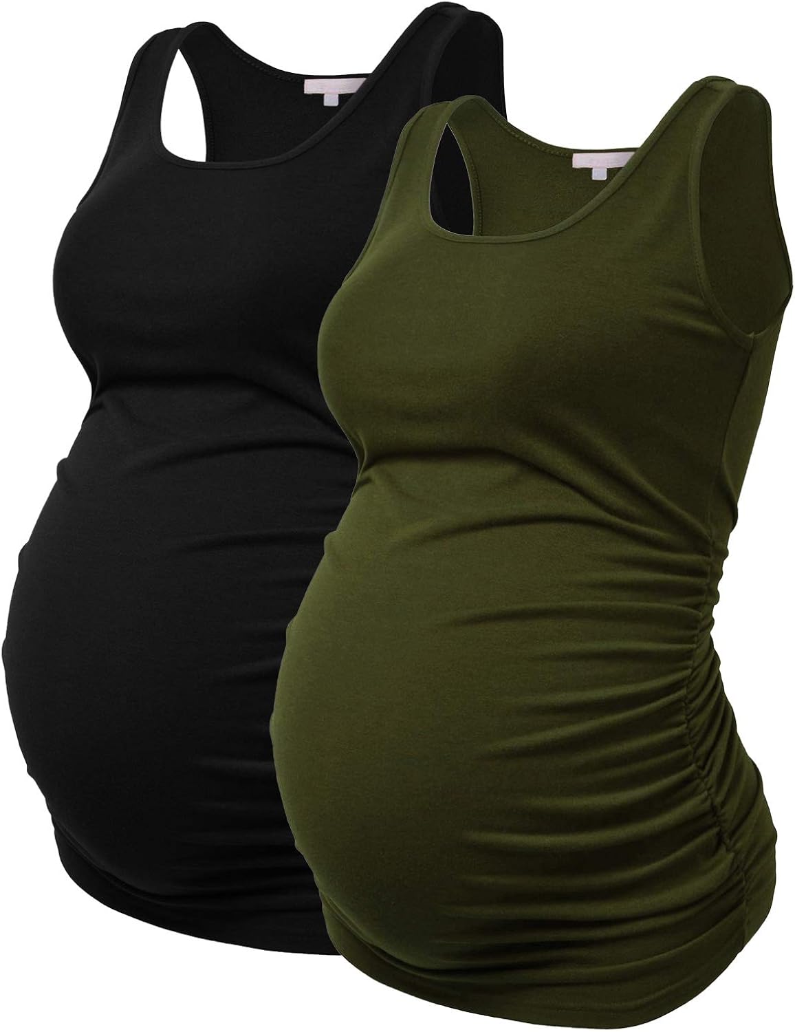 ruched workout tank top