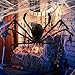 Halloween Spider Decorations for Outdoor Haunt House Halloween Indoor Home Decorations (125CM)