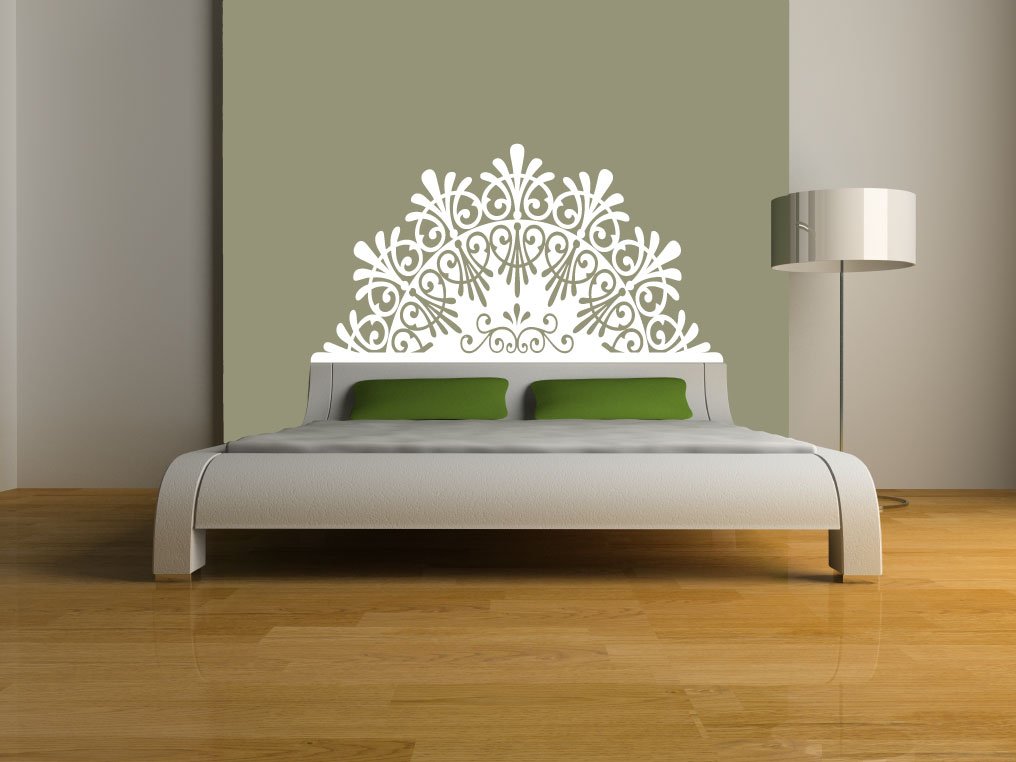 Amazon.com: Headboard Decal,elegant, Vinyl Wall Sticker (Gold 