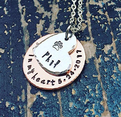 Always In My Heart Pet Memorial Necklace