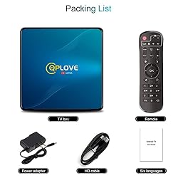 Android TV Box,【4GB RAM 64GB ROM】 QPLOVE Q8