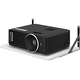 AREAJD Black White Small Mini Projector Shelf for Wall, Cable Box / Router Shelf,Floating Projector Mount, Holder Stand Accessories