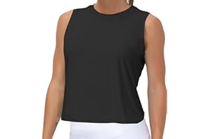 THE GYM PEOPLE Women's Workout Tops in Ice Silk Quick Dry Sleeveless