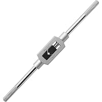 2pcs Adjustable Tap Wrench Handle Tap Handle Tool Ratchet Tap
