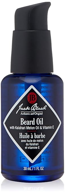 JACK BLACK â Beard Oil â PureScience Formula, Helps Prevent Dry, Itchy Skin, Fast-Absorbing Natural Oils, Lightly Scented with Botanicals and Essential Oils, Certified Organic Ingredients, 1 oz.