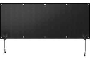SEAL 24" x 60" Heated Snow Melting Walkway Mat, Outdoor Rubber, Non-Slip, IP67 Waterproof — Requires 120V GFCI Power Unit (So