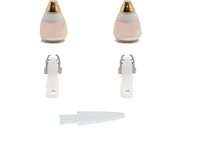 EFSANONY Eyebrow Hair Remover replacement heads for Finishing Touch Flawless Brows Eyebrow Hair Remover,Painless Blades with Cleaning Brush - As Seen on TV (flawless eyebrow replacement heads, 2 pack)