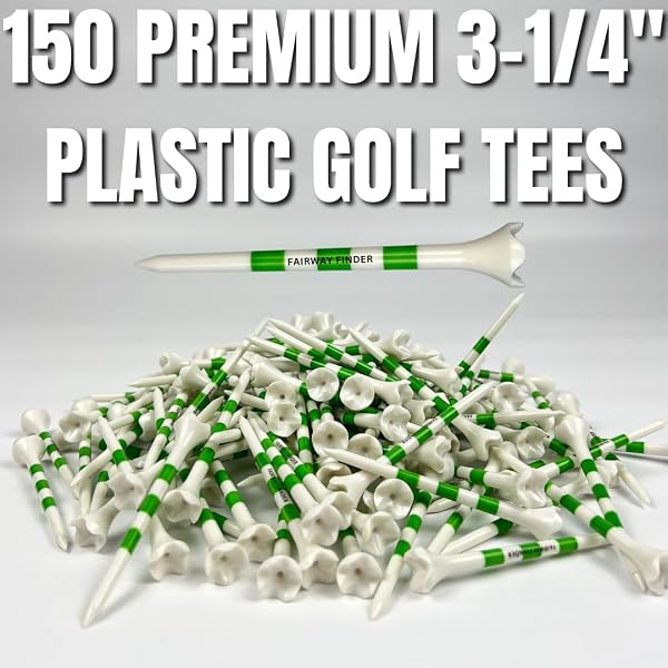 AGAINST THE GRAIN 500 PACK PLASTIC GOLF TEES BULK (3-1/4″) BEST UNBREAKABLE GOLF TEES FOR MEN & WOMEN – PREMIUM GOLF BALL TEES FOR GOLF DRIVERS REUSABLE PLASTIC TEES