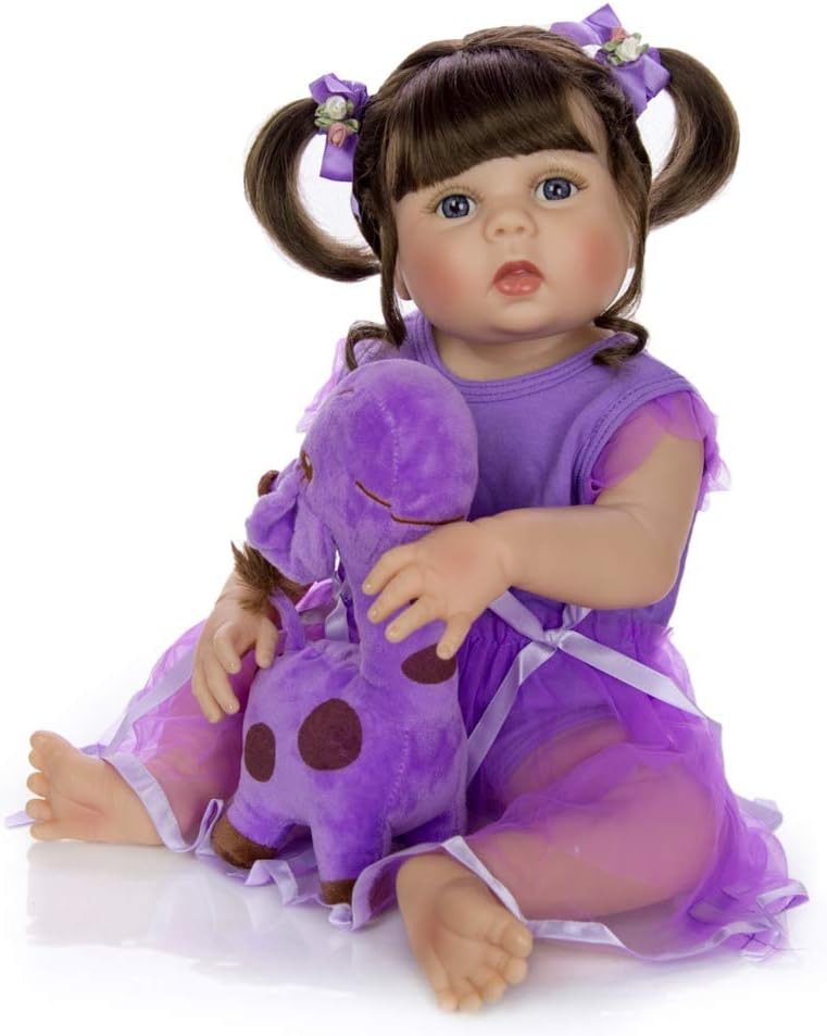 Prezzo LVYE1 23 ''57 Centimetri Reborn Baby Doll per La Ragazza Tutti I del Corpo in Silicone Realistico Reborn Bonecas Regali di Compleanno per Bambini di Modo Regalo Offerte