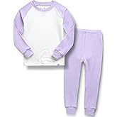 VAENAIT 6M-12Y Toddler Toddler Kids Toddler Girls Boys Soft Comfy Modal Tencel Solid Raglan Sleepwear Pajamas Pjs 2pcs Set