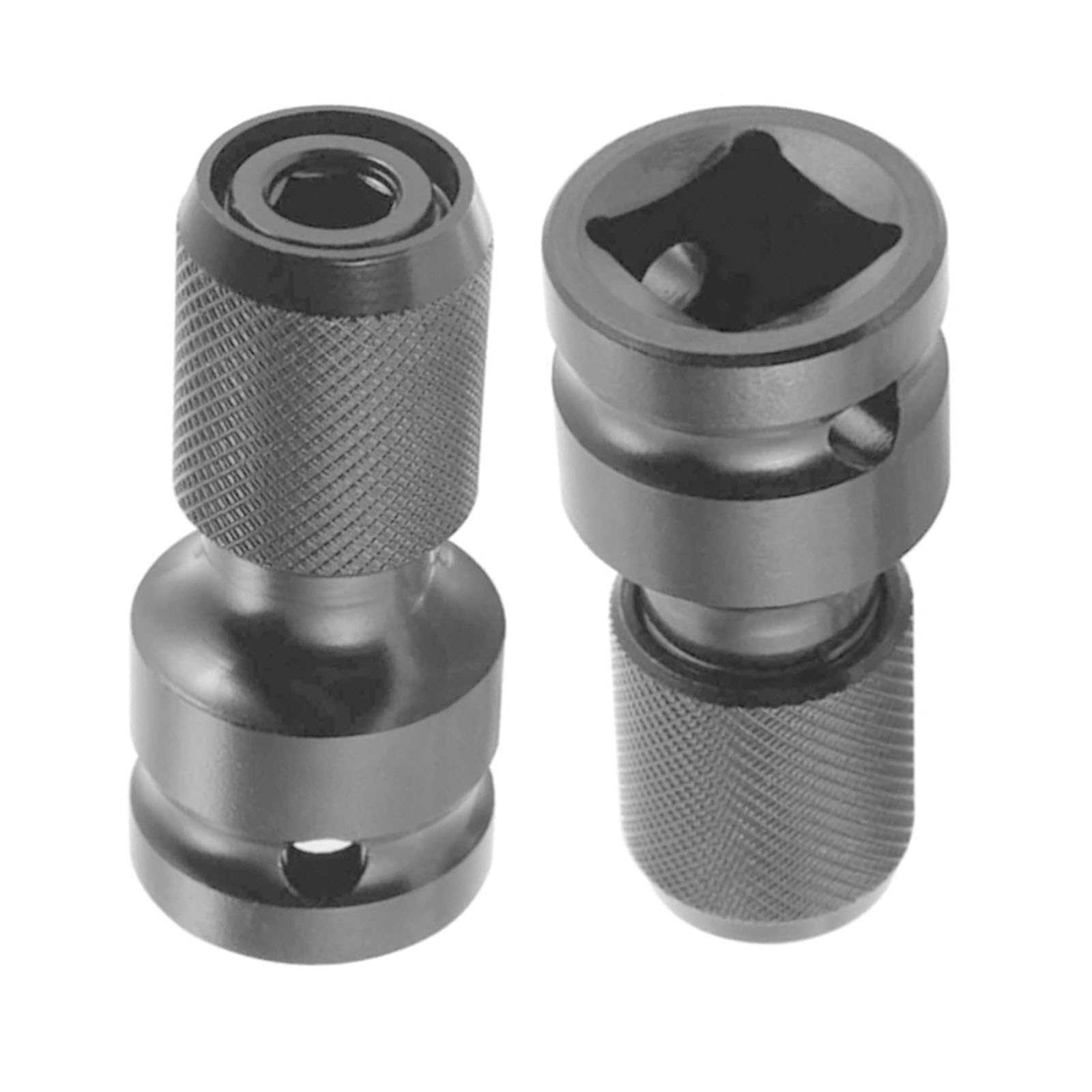 TOP-VIGOR 2Pcs Nut Setter Driver Drill Bit Set, 1/4 inch Hex Shank Quick Change, Length Metric Nut Driver Set for Woodworking, Auto Repairing, Machine Maintenance, Furnitures