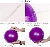ZHIYE Mini Pilates Ball 25cm Purple PVC 80kg Capacity Core Fitness view 4
