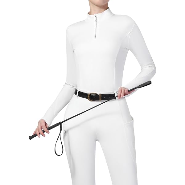 Chemise Kerrits Breeze Ice - Manches Courtes Rayée - Femme Taille L - Occasion
