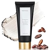 MATKAS Korean Facial Cleanser with Cocoa Seed Extract 6.8 Fl. Oz. - Low pH Hydrating Korean Skin Care Foaming Face Wash for Dry Skin, Face Makeup Remover Cleanser for Sensitive, Oily Skin + Ceramides