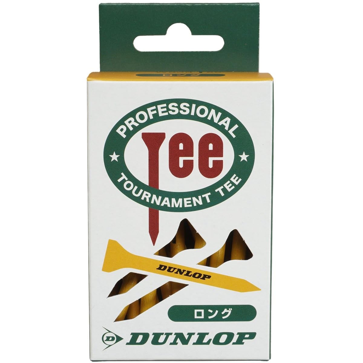 DUNLOP(ダンロップ) ゴルフ ティー DUNLOP ウッドティ ロング イエロー GGF-05508商品画像