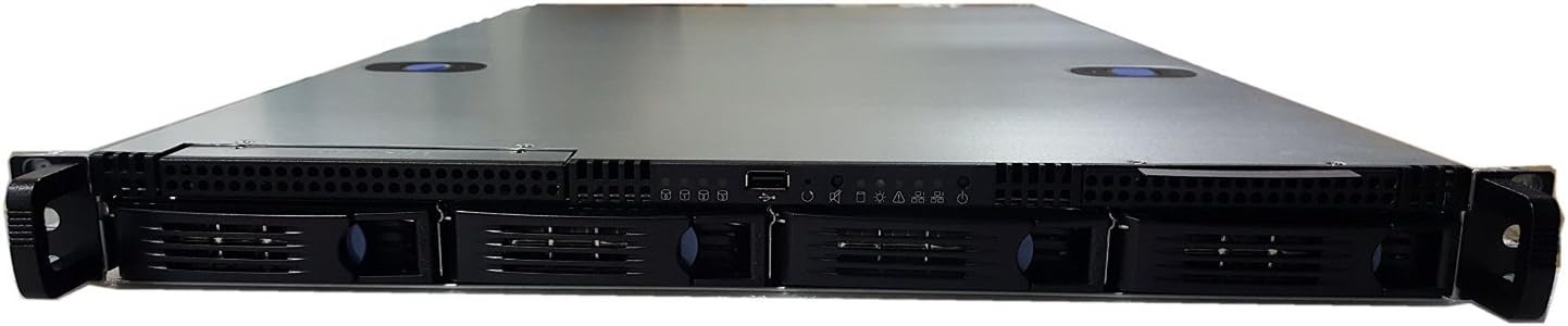 Microtel 1U Server Barebone System with 2X Intel Xeon E5-2400 4X3.5 Hotswap Bay DDR3 400W Power Supply C602 Chipset Socket B2 LGA 1356