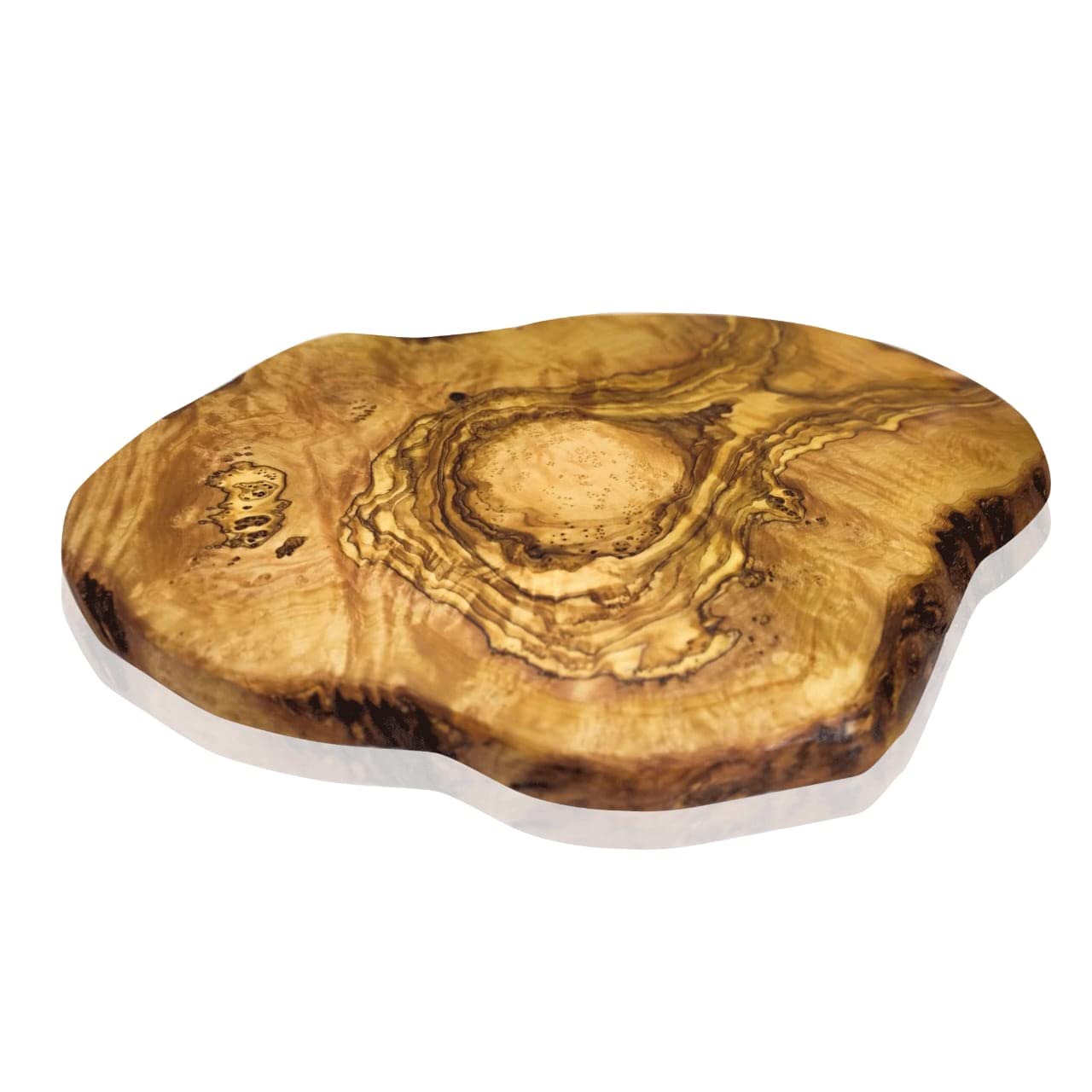 Generisch Olive Wood Chopping Board, Rectangular, Honey Yellow, 25 x 15 cm, Solid Wood, Antibacterial, Cutting Board