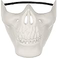 Tinksky Halloween Mask Skull Skeleton Mask Full Face Protector for Cosplay Masquerade Party (White)