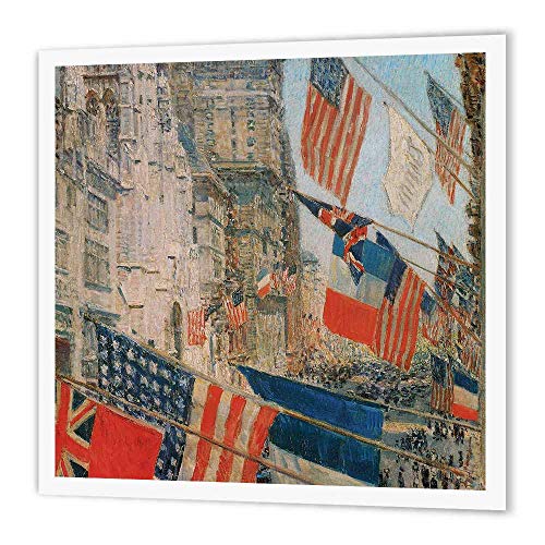 3dRose ht_126926_1 Allies Day by Frederick Childe Hassam American Artist Iron o…