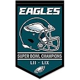 Philadelphia Eagles 2 Time Super Bowl Champions Banner Pennant