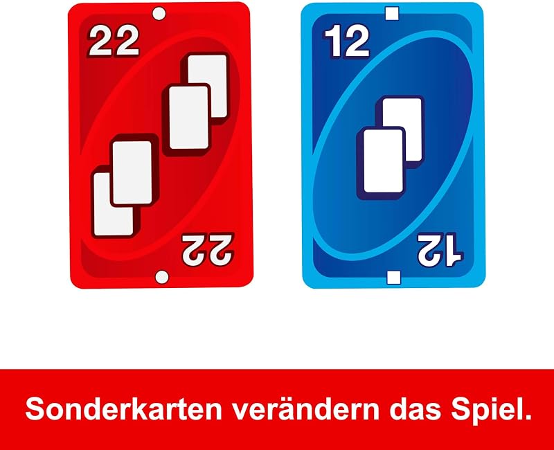 UNO Zero Kartenspiel, ab 7 Jahren, 2–8 Spieler