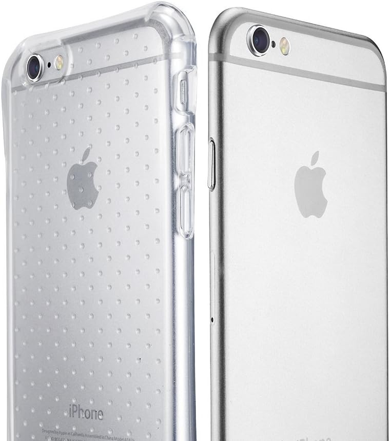 PhProtection, Shockproof Drop-Protecition Transparent Clear AirHockey Case for iPhone 6/6s - (Clear) PH3