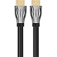 Rocketfish 8K Ultra High-Speed HDMI 2.1 Certified Cable - Premium Speed HDMI Cable Supports Dolby TrueHD & More - HDMI Certified Cable for Superior Resolution & Sound Quality - 25'