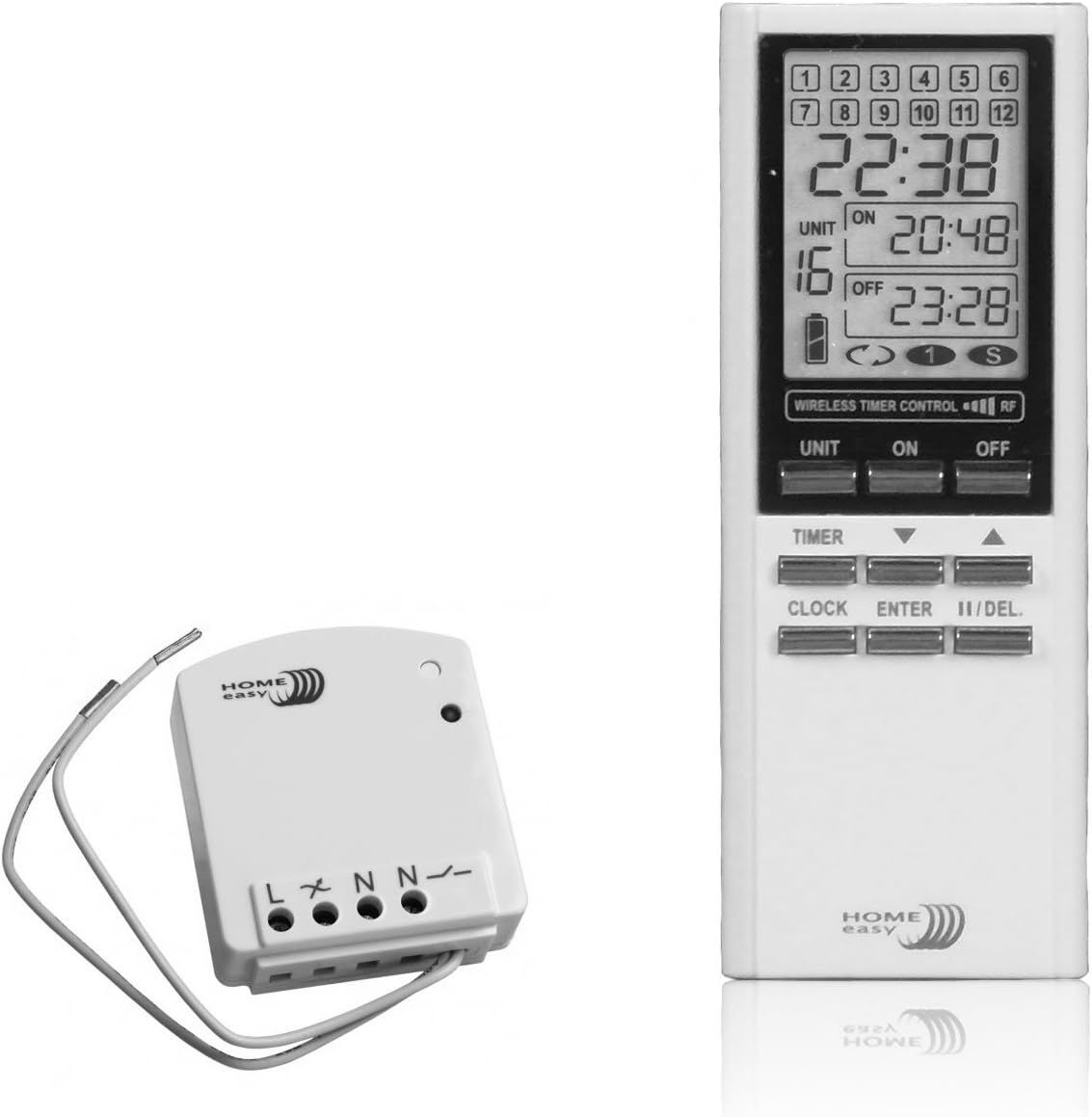 Home Easy Remote Control Switch Converter with Timer Remote Control Amazon.co.uk DIY & Tools