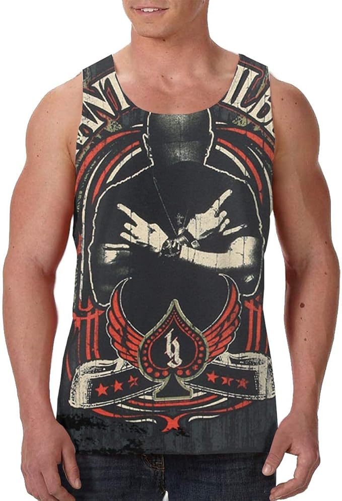 Men's Brantley Gilbert Premium Tank Tops Black Camicie e T-Shirt