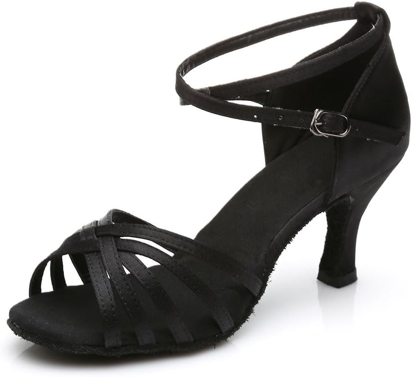 JINFENGKAI Women's Latin Salsa Dance Shoes Style 213