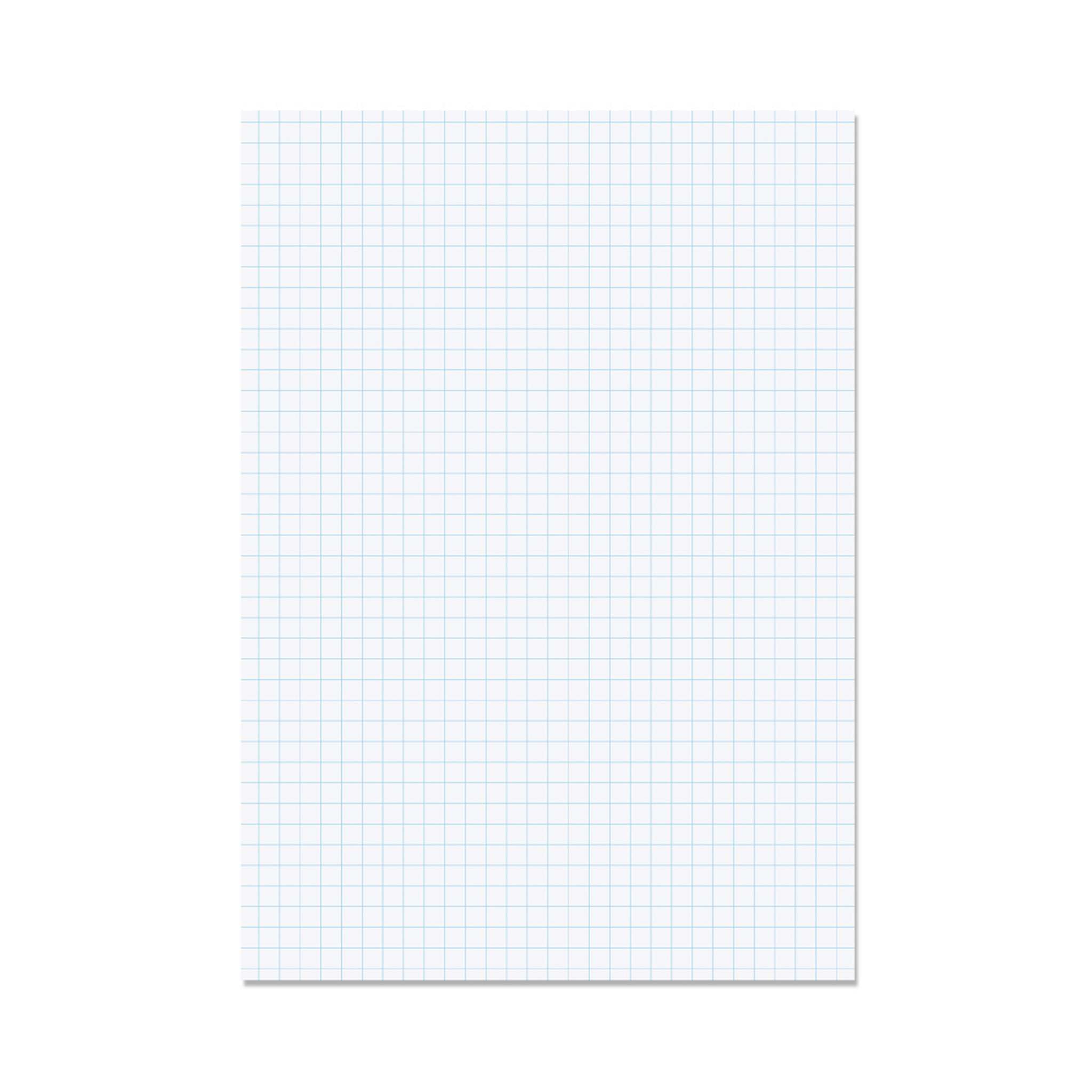 Rhino A4 Loose Leaf Lined Paper, 500 Sheets / 1000 Pages, 7mm Squared Paper, 1-Pack, Unpunched, School & Office Stationery Supplies