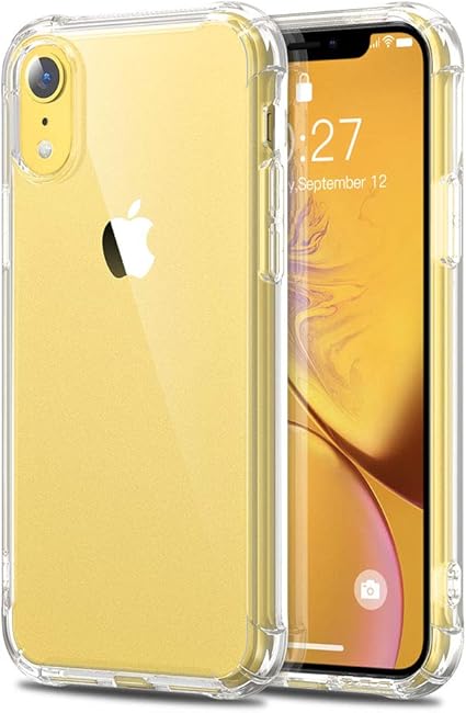 Amazon Co Jp Iphone Xr ケース クリア 耐衝撃 透明 ソフト Tpu 耐久 シリコン アイフォンxr ケース 超軽量 薄型 防塵 Qi充電対応 黄変防止 水洗 クリア 家電 カメラ