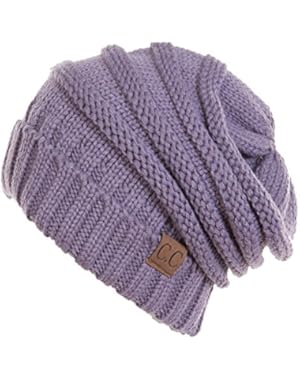 Funky Junque’s C.C. Trendy Warm Oversized Chunky Soft Oversized Cable Knit Slouchy Beanie
