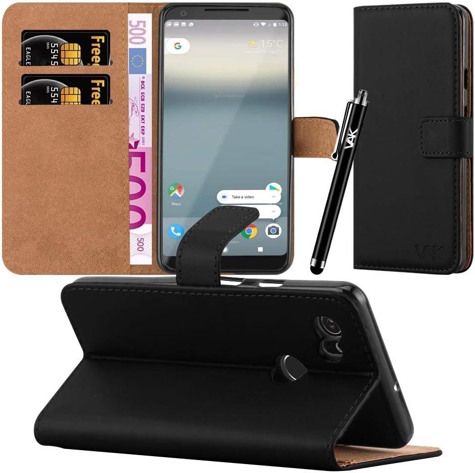 Google Pixel 2 Phone Case Luxury Leather Flip Wallet Card