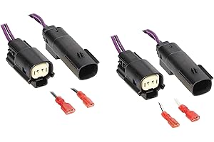 Metra Lower Fairing Y Harness (BC-9722) - Copper, Texflex Cable Assembly - Standard - Motorcycle Speaker Cable Assembly - Mot