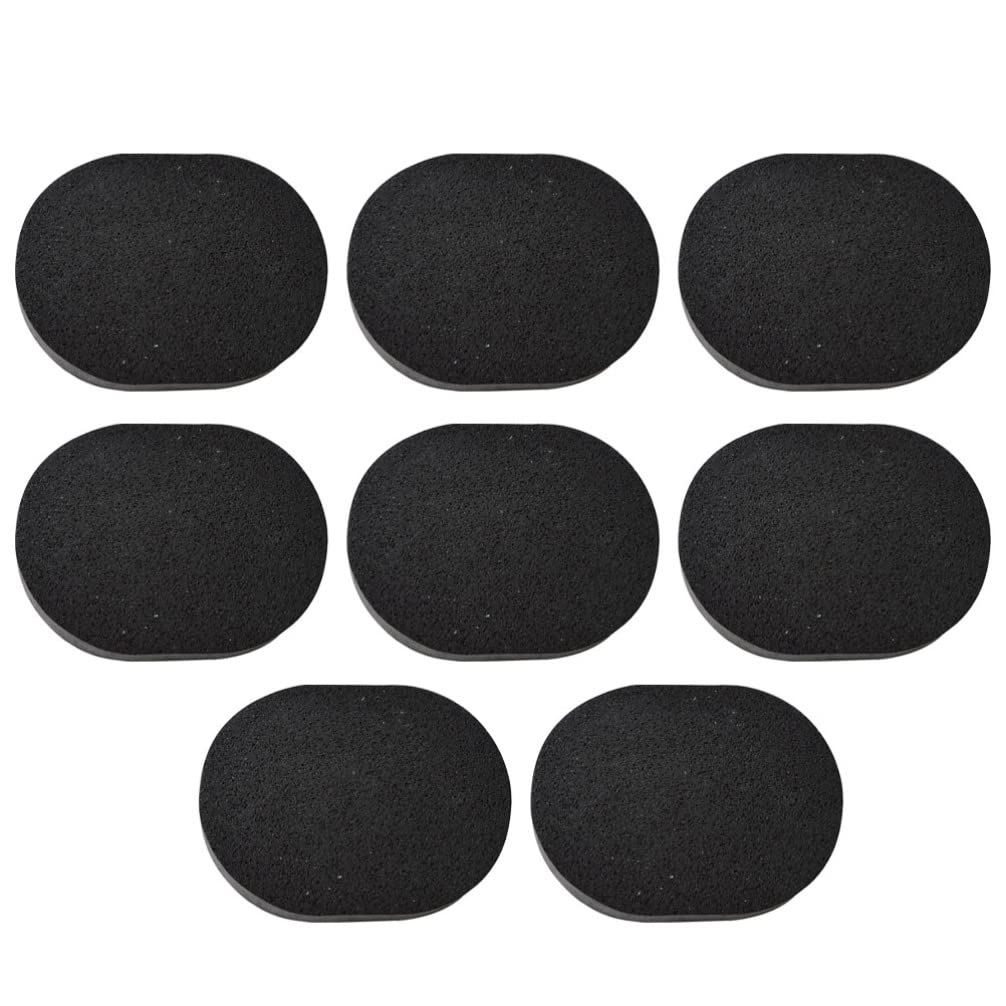 Lurrose Facial Cleansing Sponges Set 8 Reusable Soft Makeup Powder for Deep Pore Cleaning Gentle Exfoliating and Daily Face Wash Routine