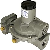 Cavagna Kosan 988TW-15 Twin Stage Propane Regulator 1/4" x 1/2" Outlet
