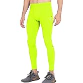 PIQIDIG Workout Leggings Yoga Pants with Pockets - Men Athletic Compression Pants Tights